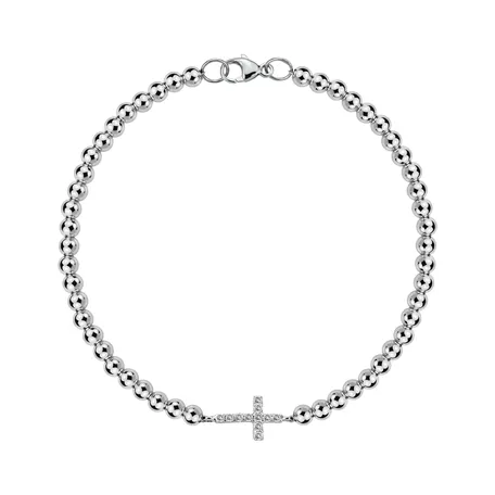 Náramok s diamantmi Cure of Cross