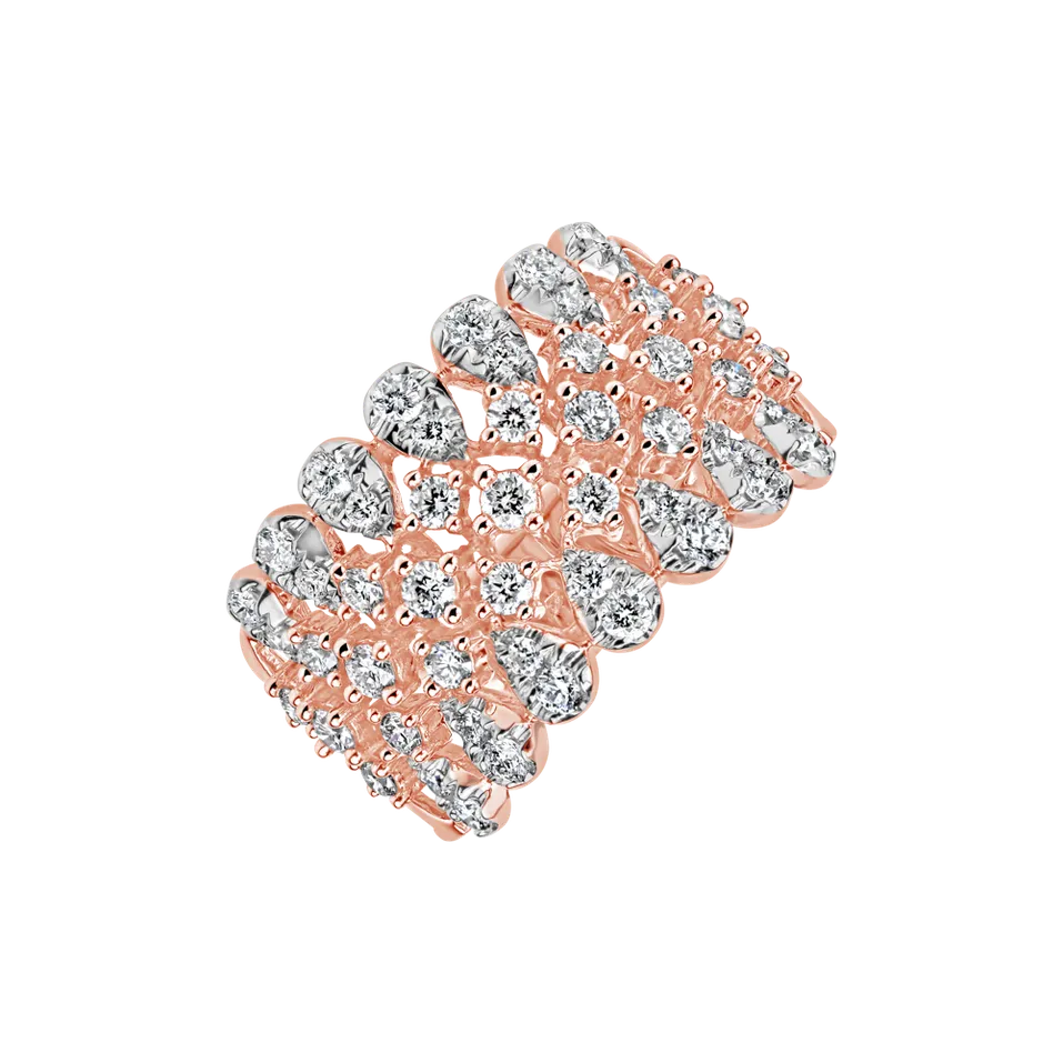 Prsteň s diamantmi Orient Sparkle