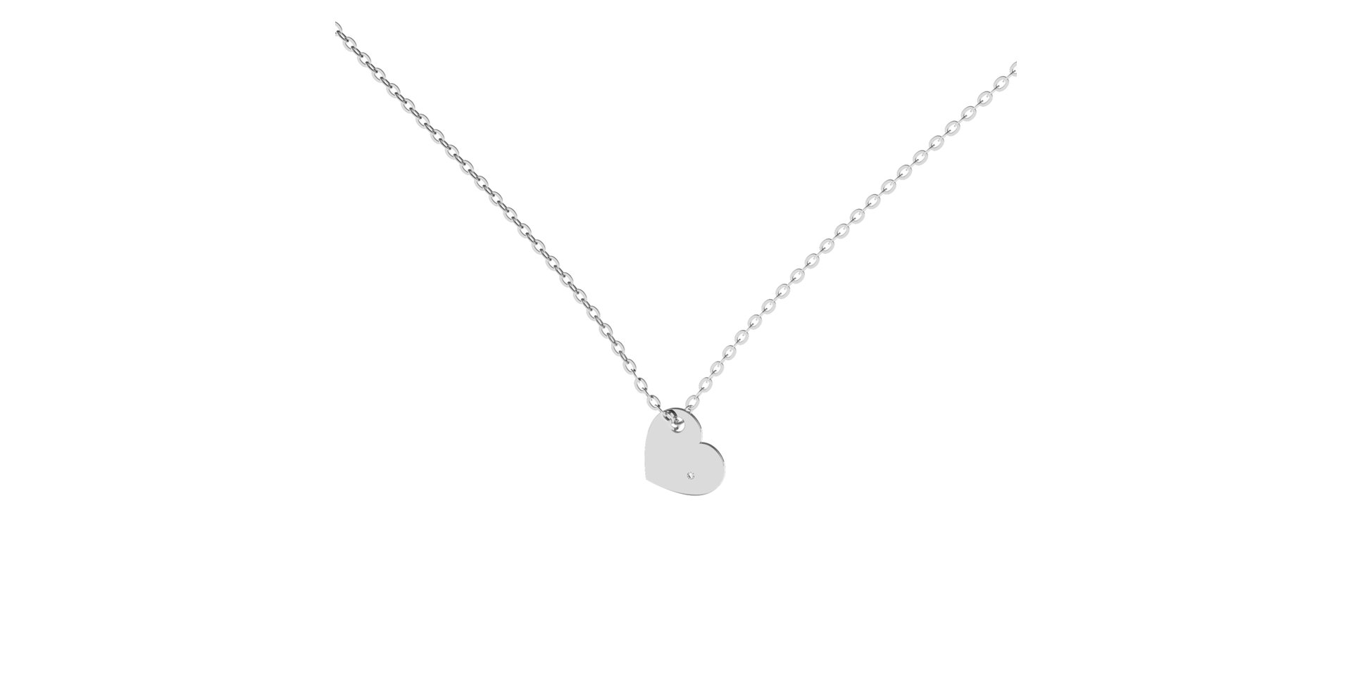Náhrdelník s diamantom Promise Love