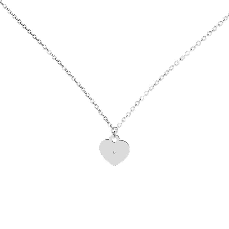 Náhrdelník s diamantom Dream Heart