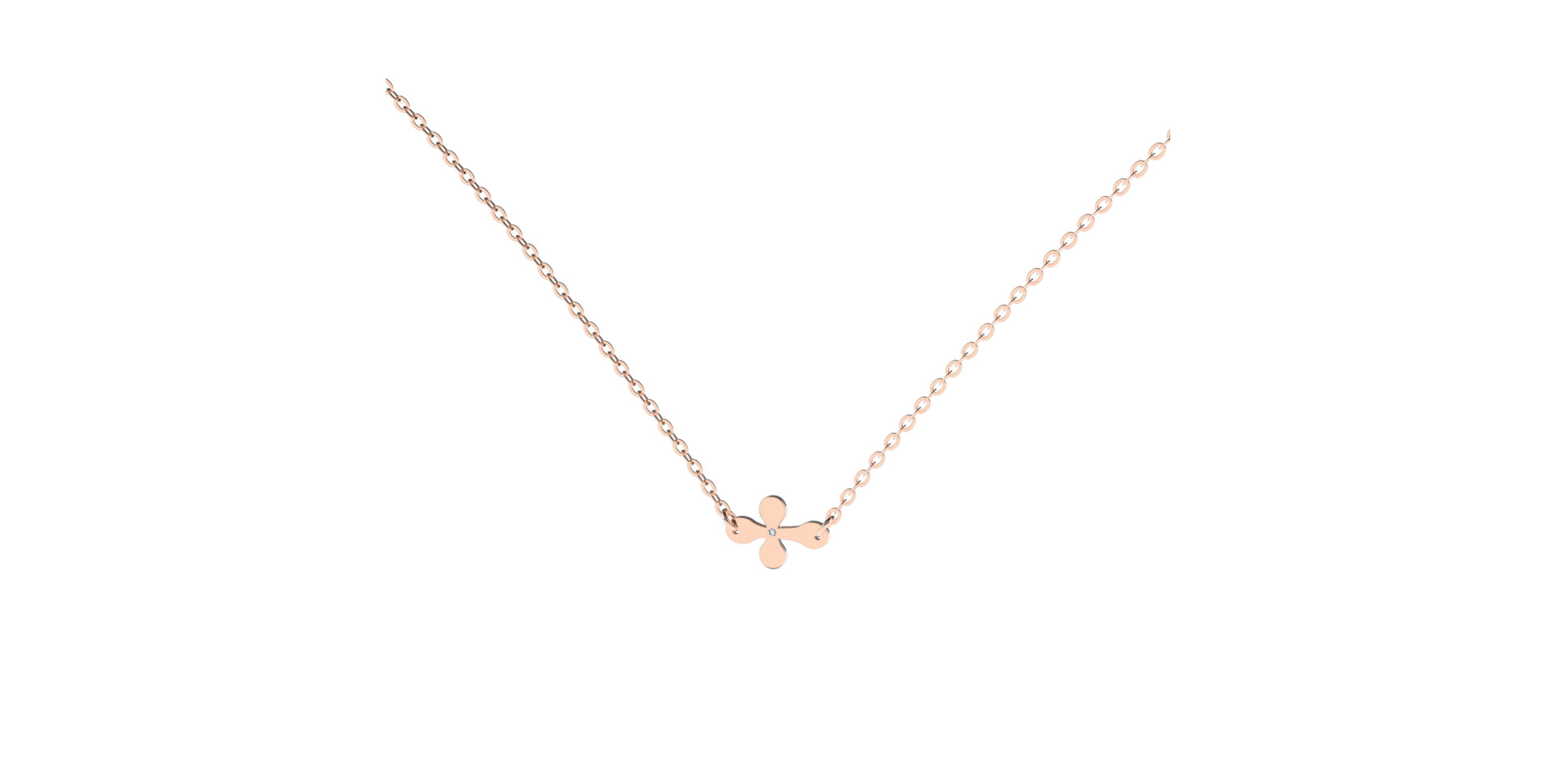 Náhrdelník s diamantom Glamour Treasure