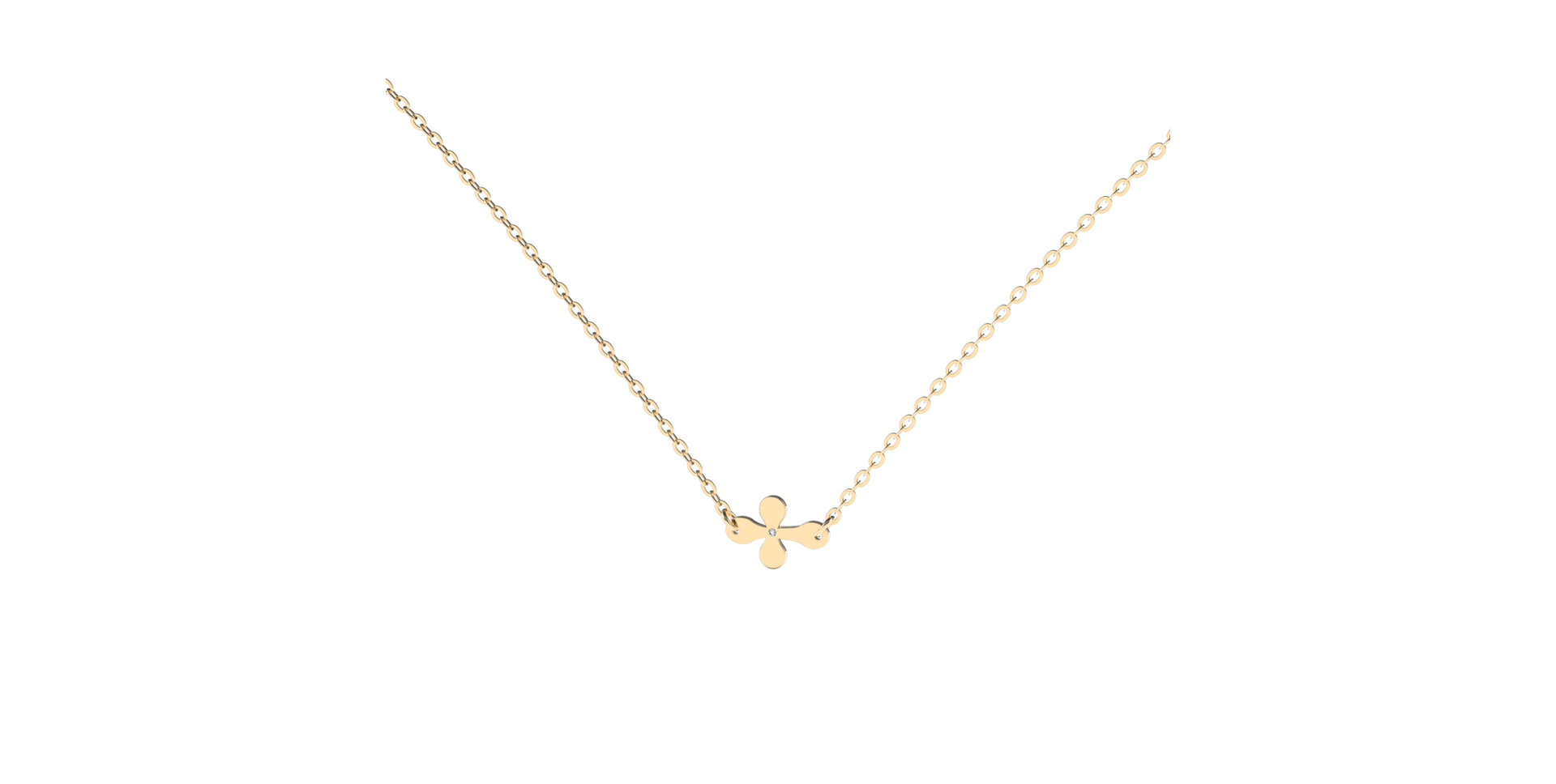 Náhrdelník s diamantom Glamour Treasure