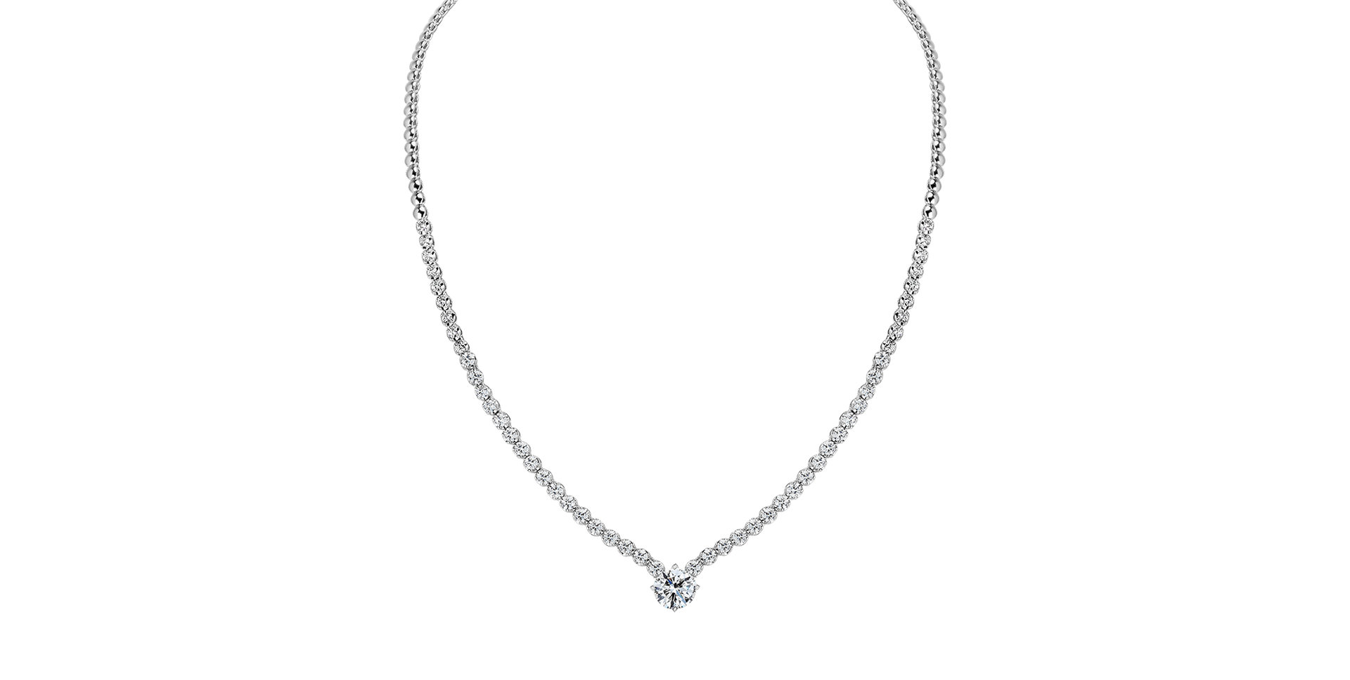 Náhrdelník s diamantmi Gremory