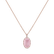 Prívesok s ruženínom a diamantmi Rose Spirit2