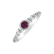Prsteň s diamantmi a rubínom Isilme2