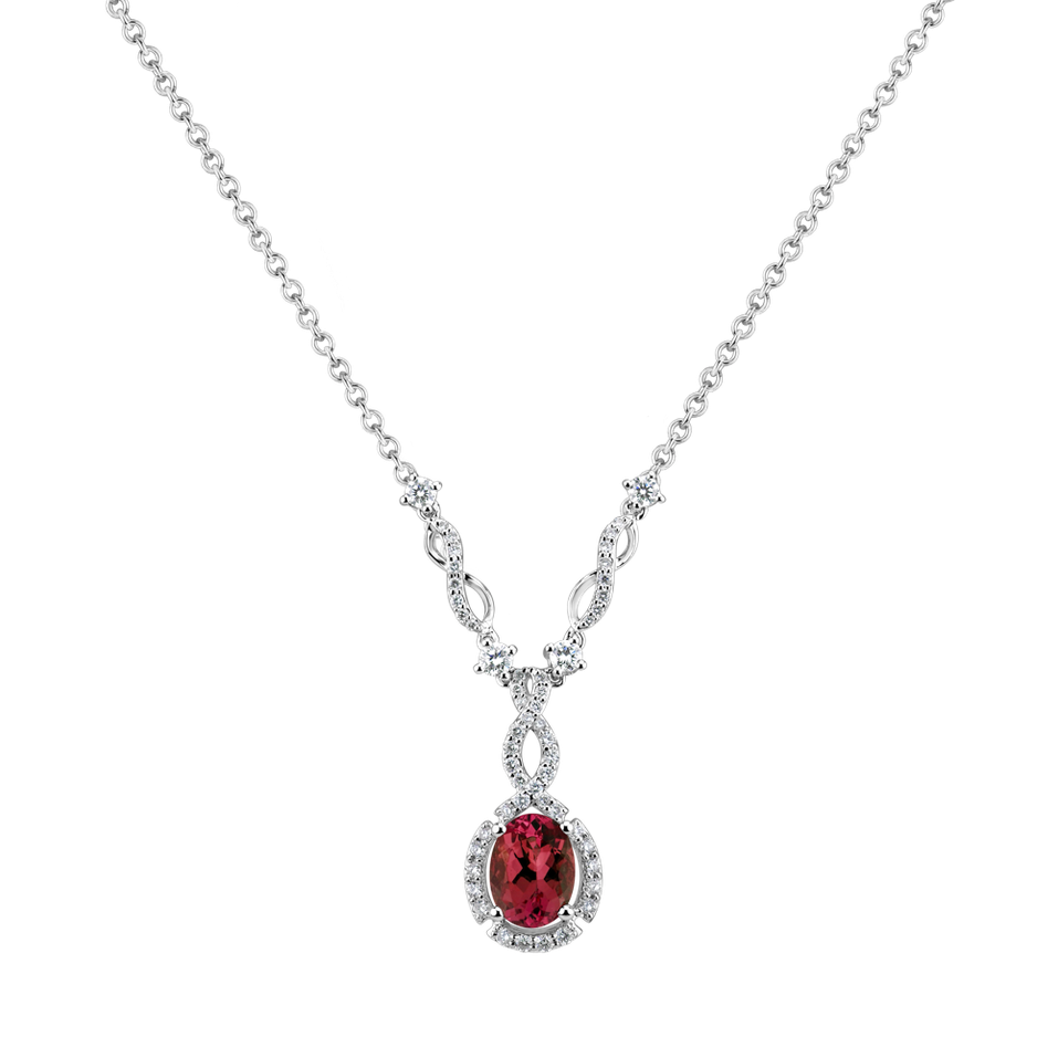 Náhrdelník s rubínom a diamantmi Royal Ruby