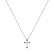 Náhrdelník s diamantom a rubínmi Shiny Cross2