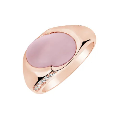 Prsteň s ruženínom a diamantmi Mistress Desire