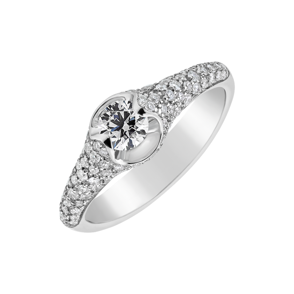 Prsteň s diamantmi Liora