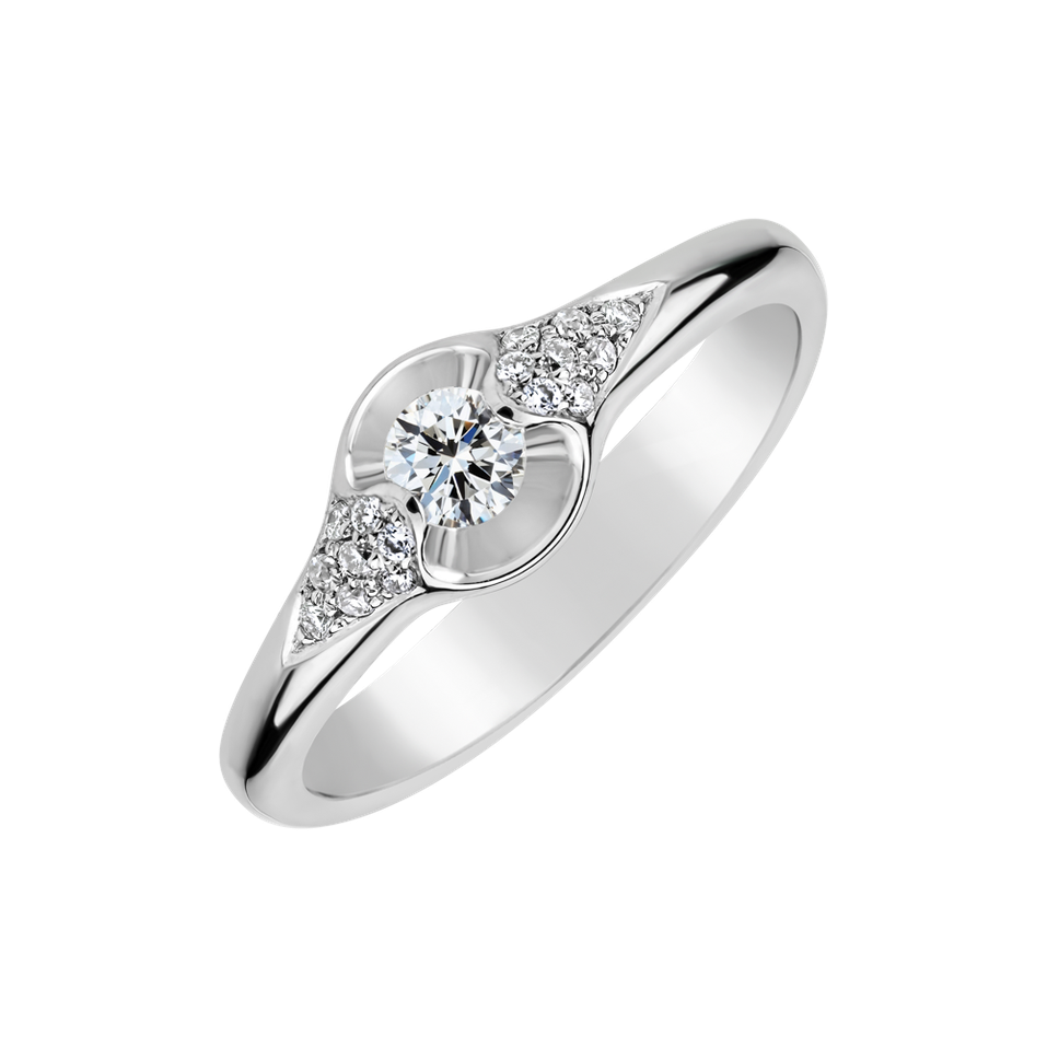 Prsteň s diamantmi Eveloria