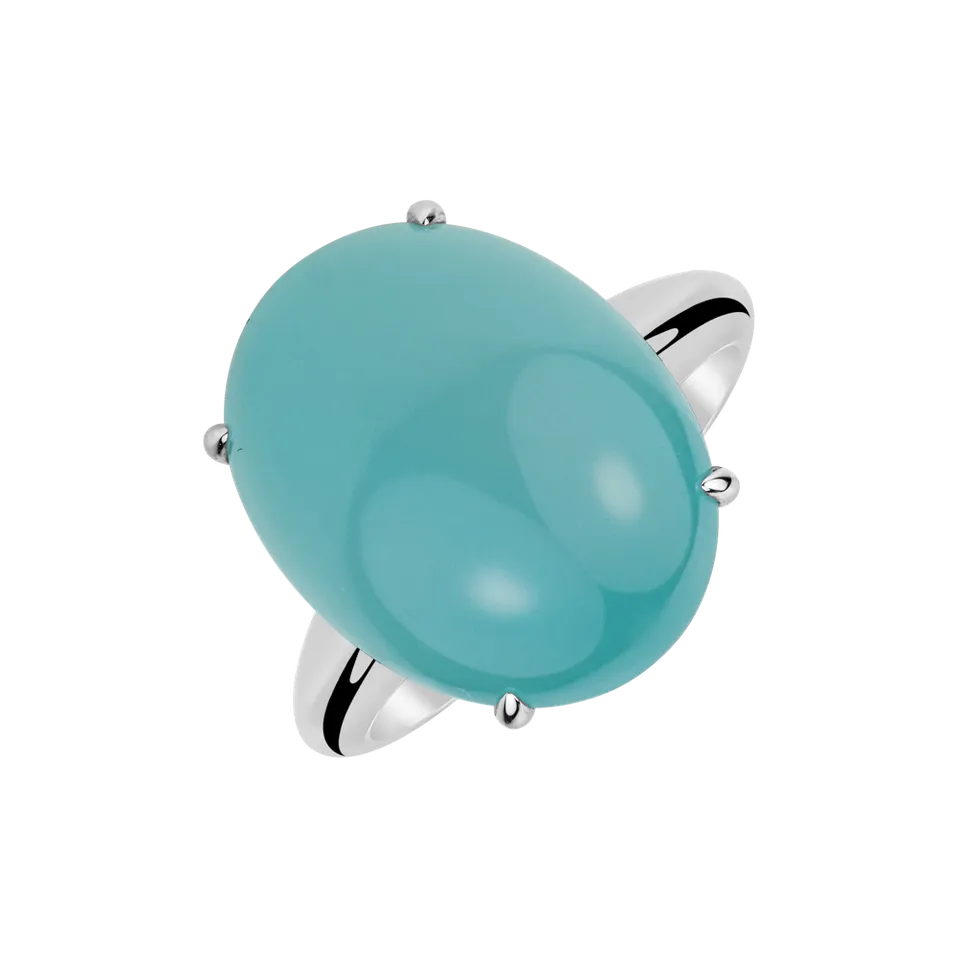 Prsteň s chalcedonom Blossom Gem