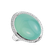 Prsteň s chalcedonom a diamantmi Floral Harmony2