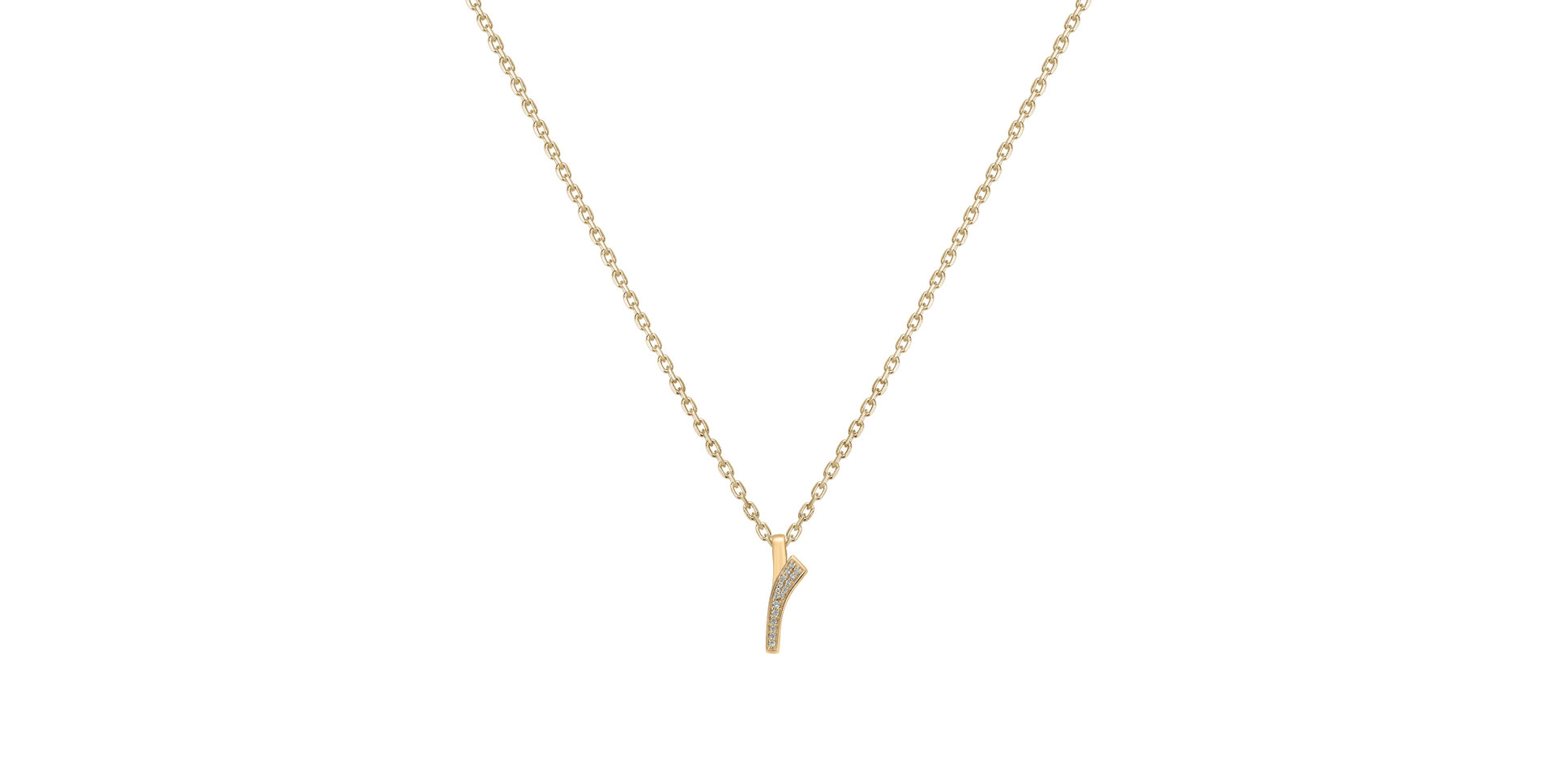 Prívesok s diamantmi Brilliant Wave