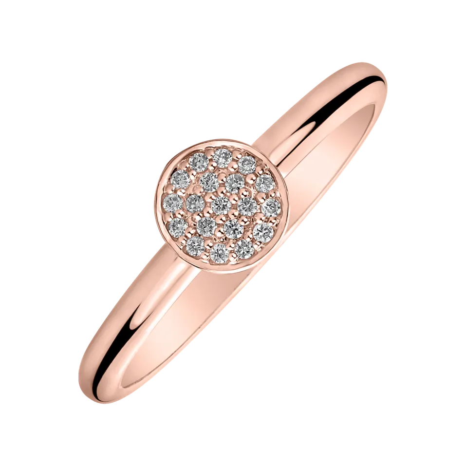 Prsteň s diamantmi Infinite Circle