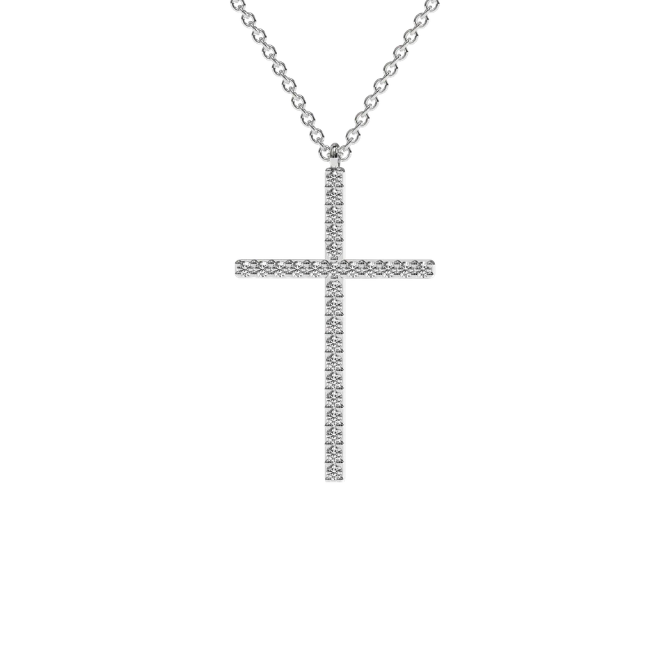 Náhrdelník s diamantmi Cross