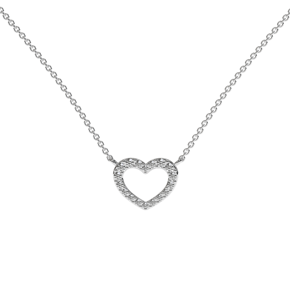 Náhrdelník s diamantmi Precious Heart
