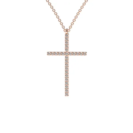 Náhrdelník s diamantmi Cross