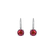 Náušnice s rubínom a diamantmi Fairytale Gentility2