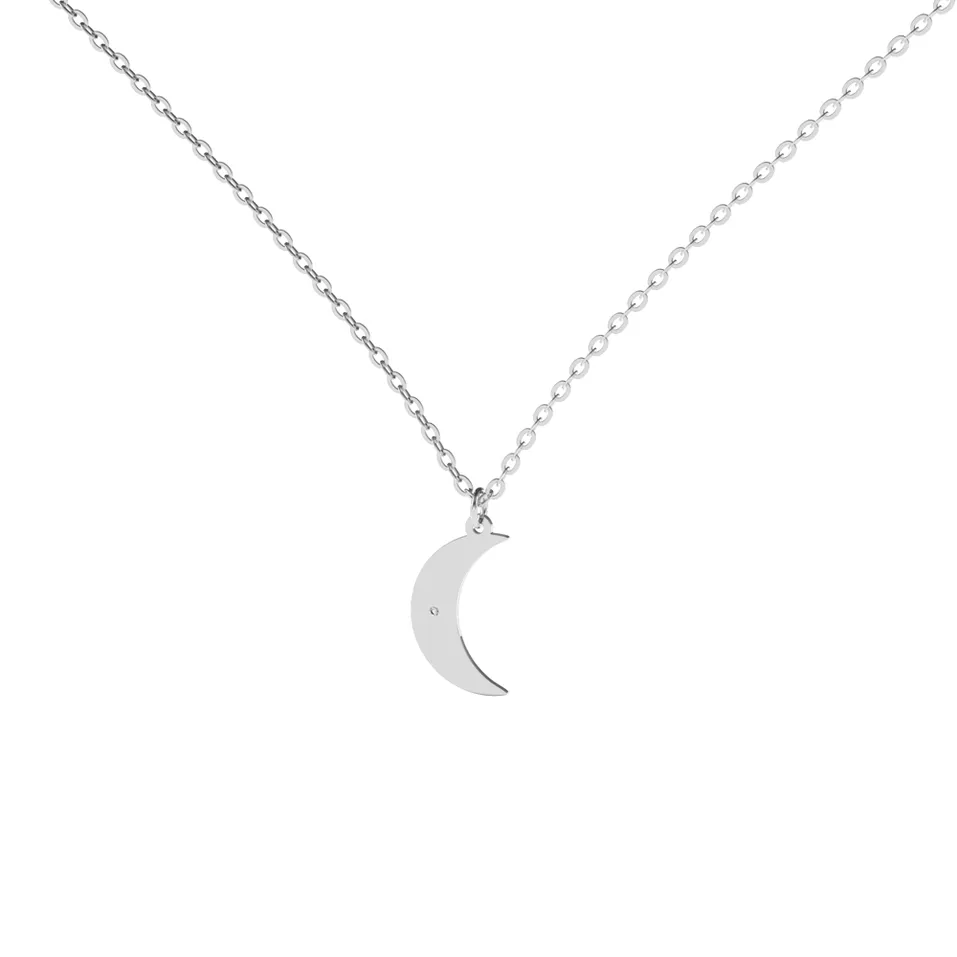 Náhrdelník s diamantom Miracle Moon