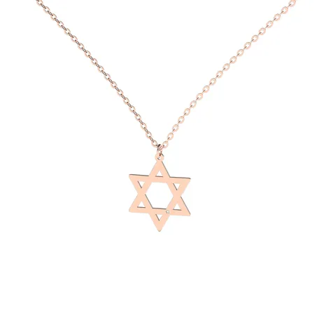 Náhrdelník s diamantom David Star