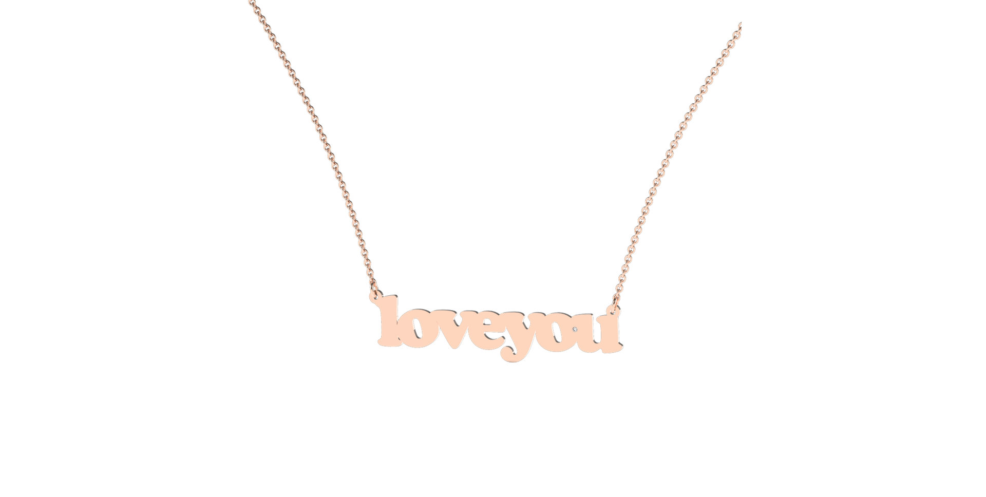 Náhrdelník s diamantom My Amour