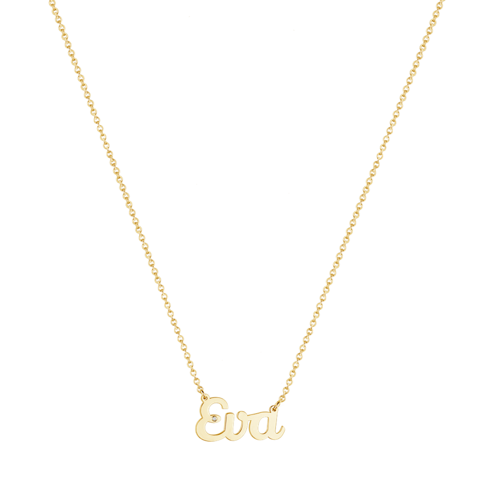 Náhrdelník s diamantom Personalized Gift