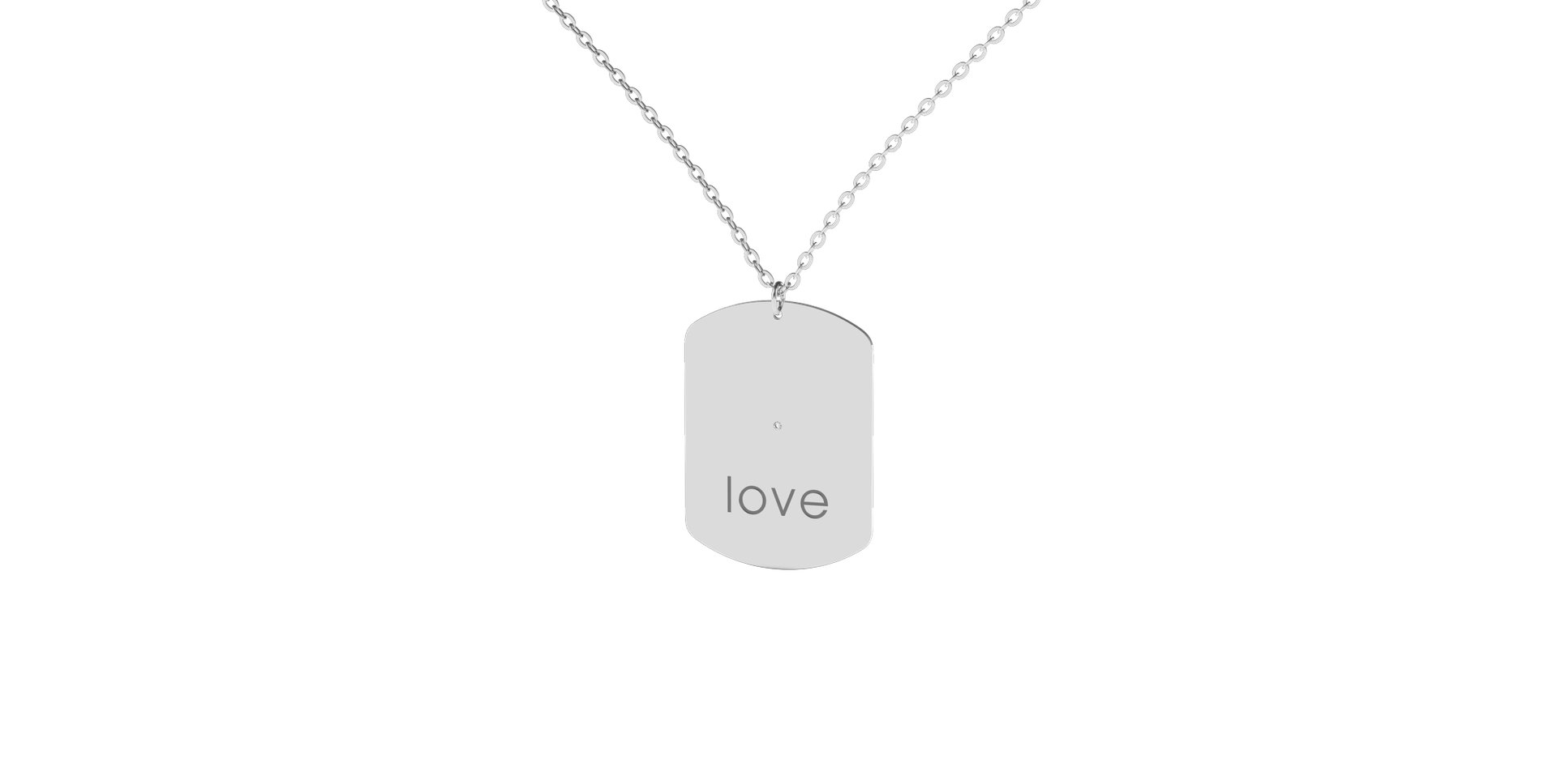 Náhrdelník s diamantom My Darling