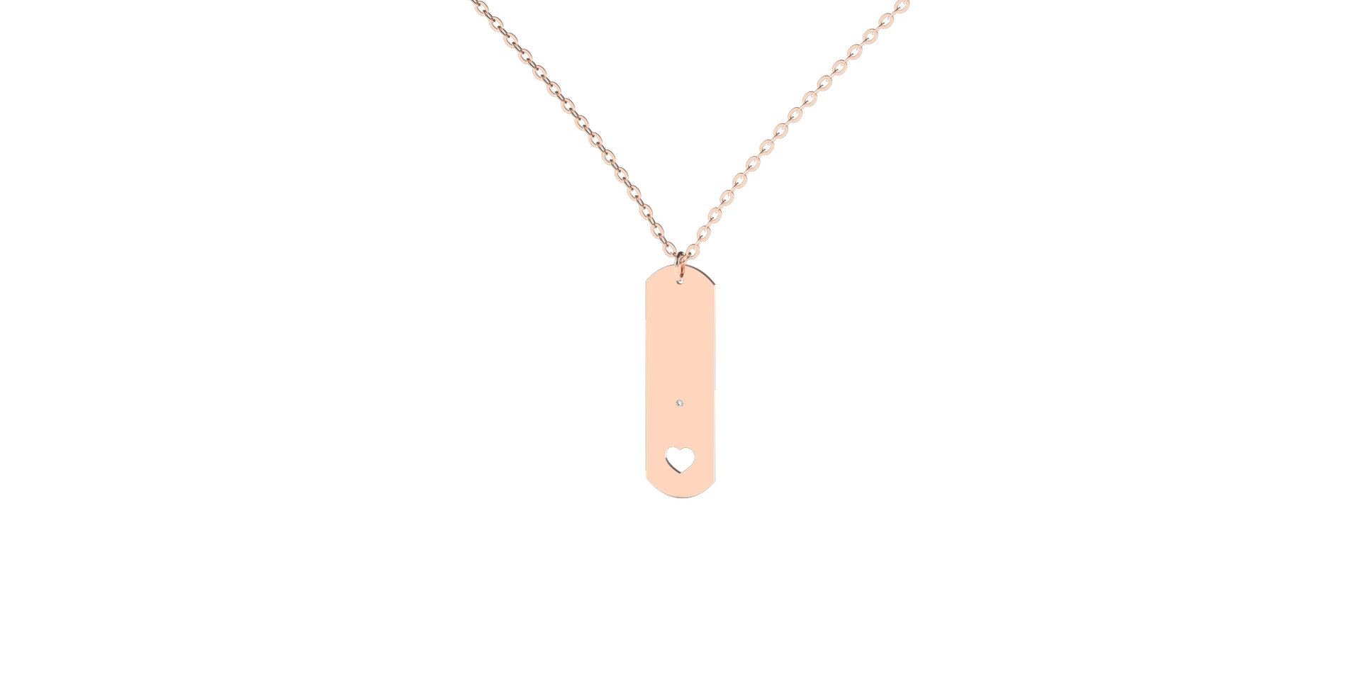 Náhrdelník s diamantom Angel Amour