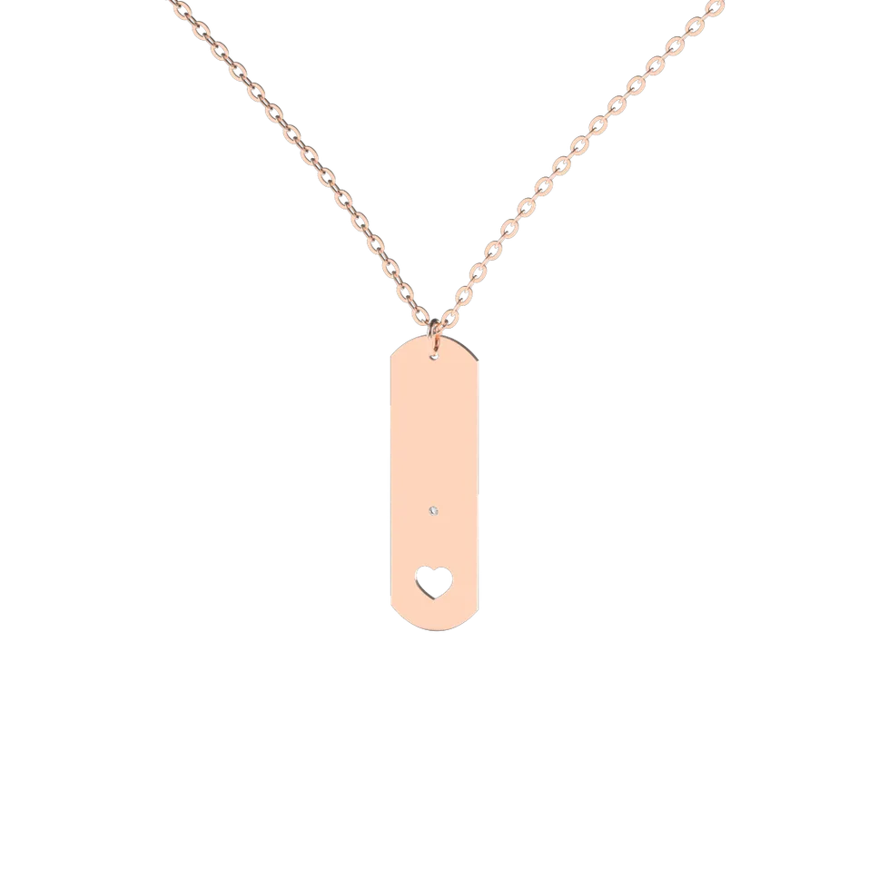 Náhrdelník s diamantom Angel Amour