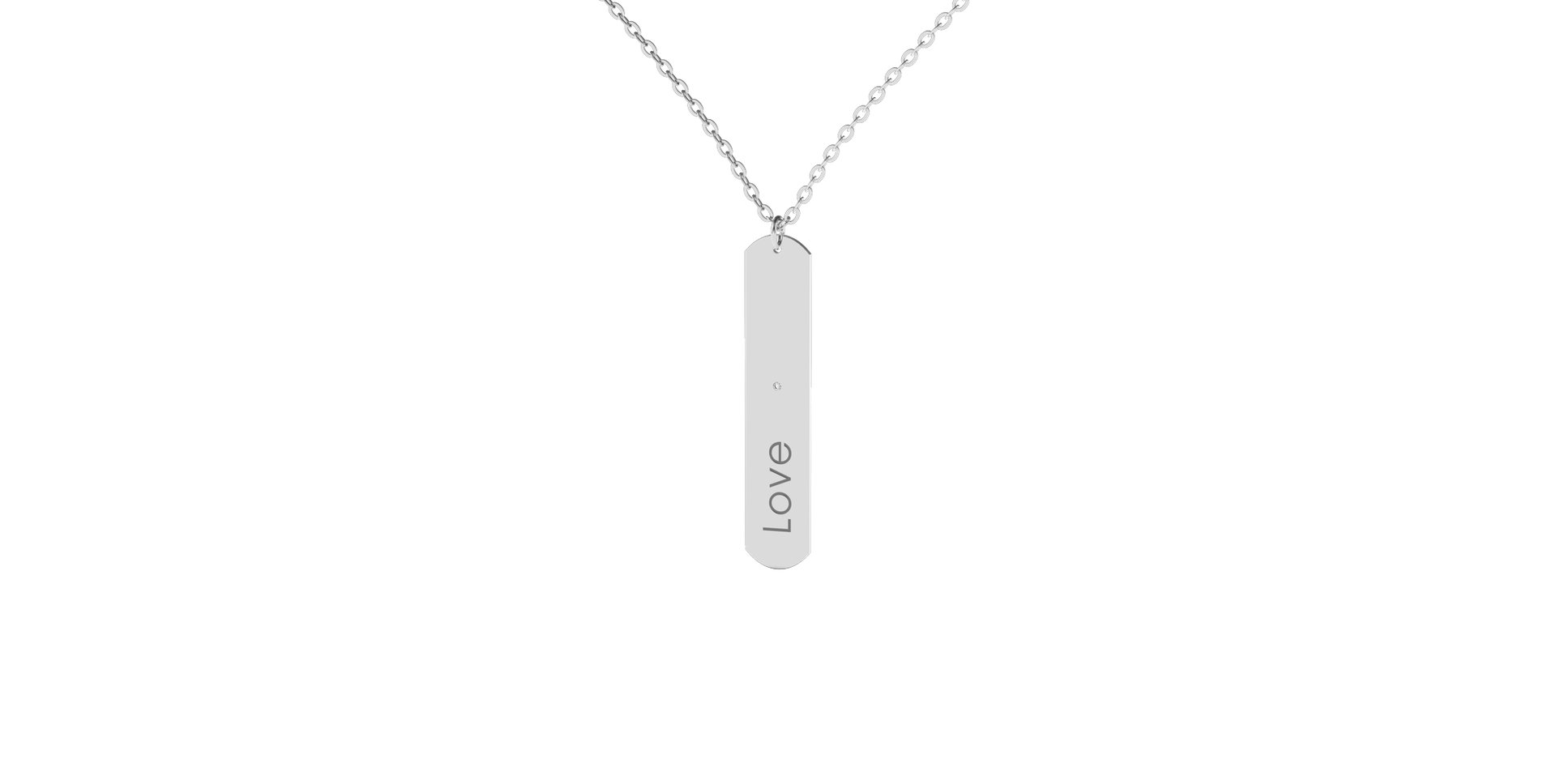 Náhrdelník s diamantom Miracle Amour