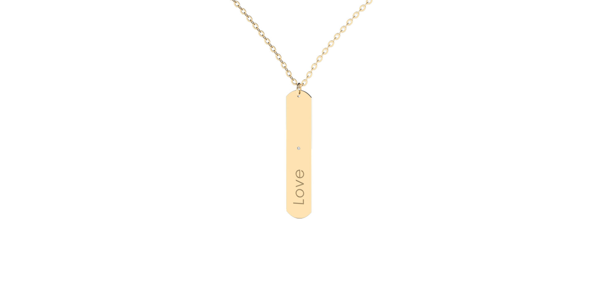 Náhrdelník s diamantom Miracle Amour