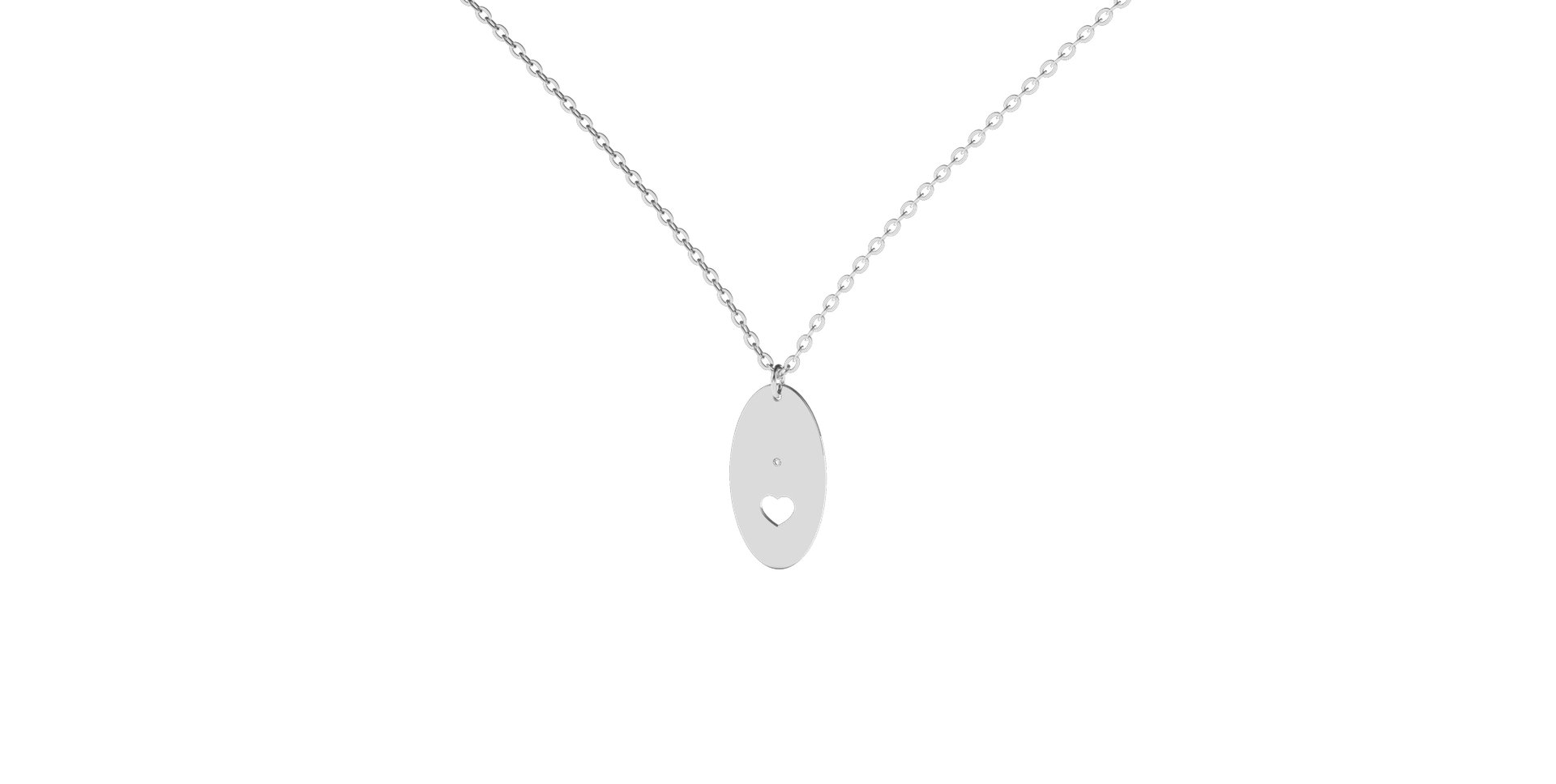 Náhrdelník s diamantom Divine Darling