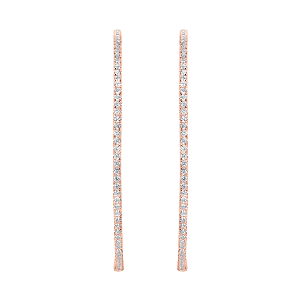 Náušnice s diamantmi Delightful Galaxy