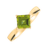 Prsteň s peridotom Bonbon2