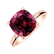 Prsteň s rhodolitom Bonbon2