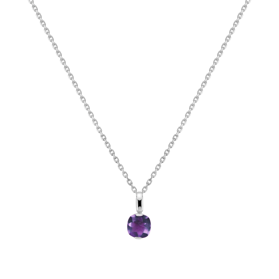 Prívesok s ametystom brazil Bonbon