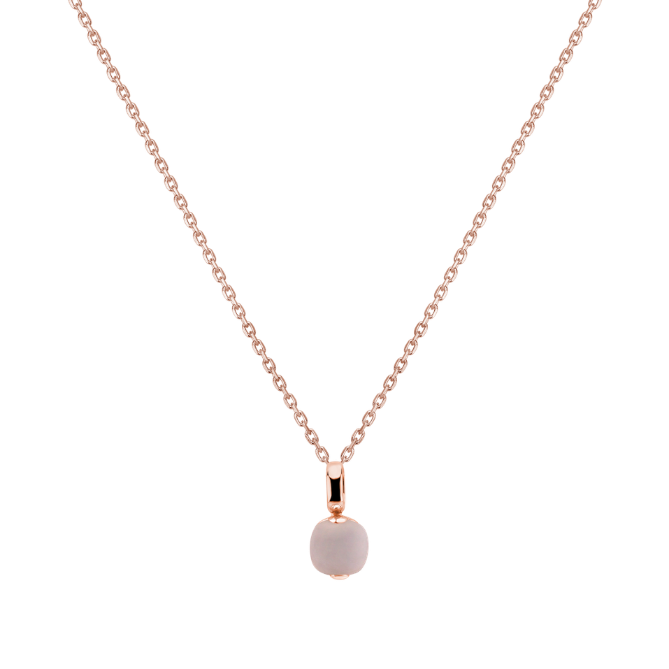 Prívesok s bielym mesačným kameňom Bonbon