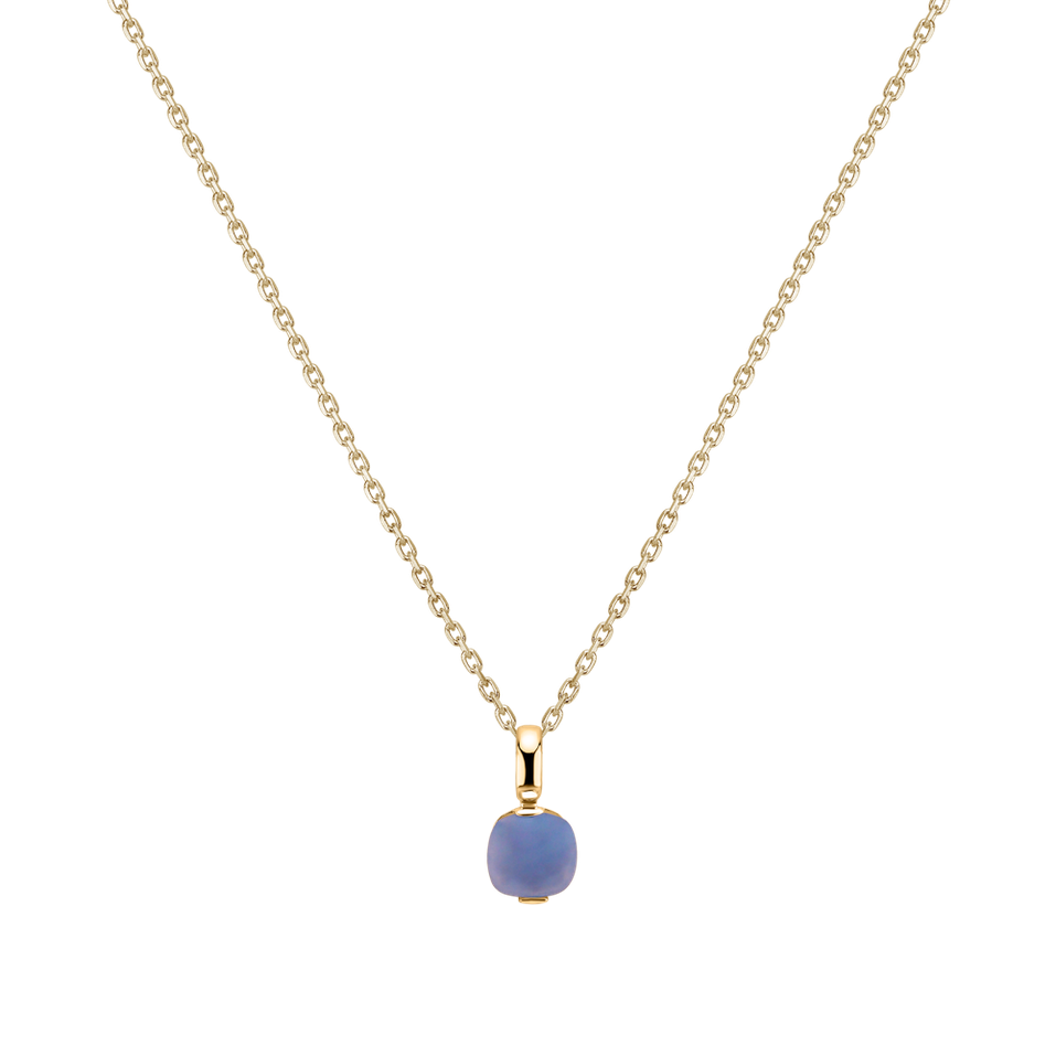 Prívesok s chalcedónom blue Bonbon