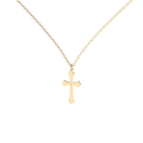Náhrdelník s diamantom Classic Cross