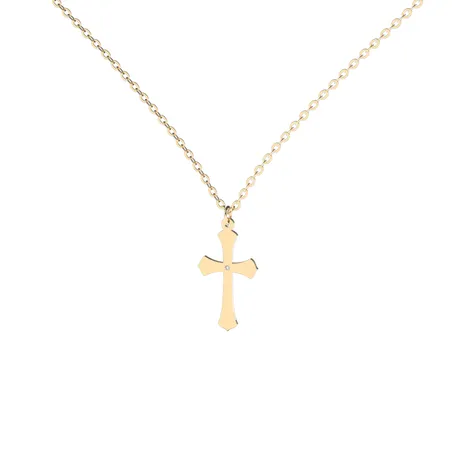 Náhrdelník s diamantom Classic Cross