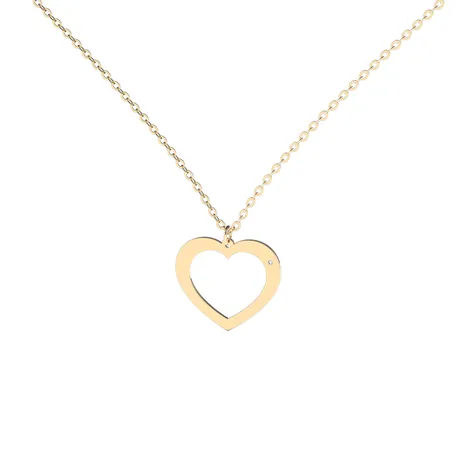 Náhrdelník s diamantom One Heart