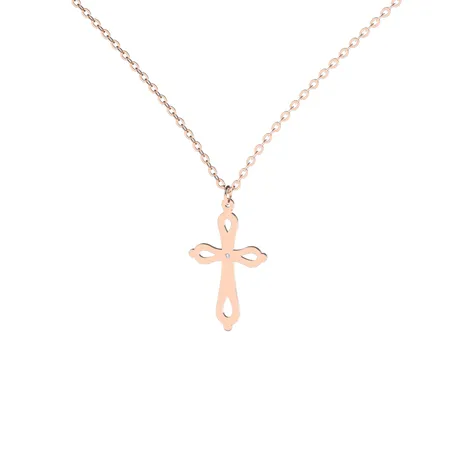 Náhrdelník s diamantom Classic Cross