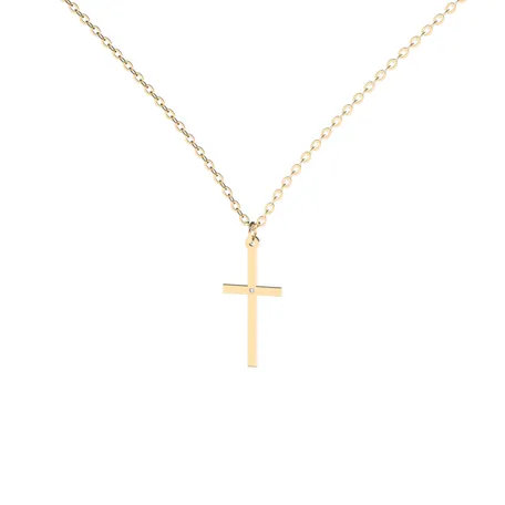 Náhrdelník s diamantom Cross