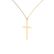 Náhrdelník s diamantom Cross2