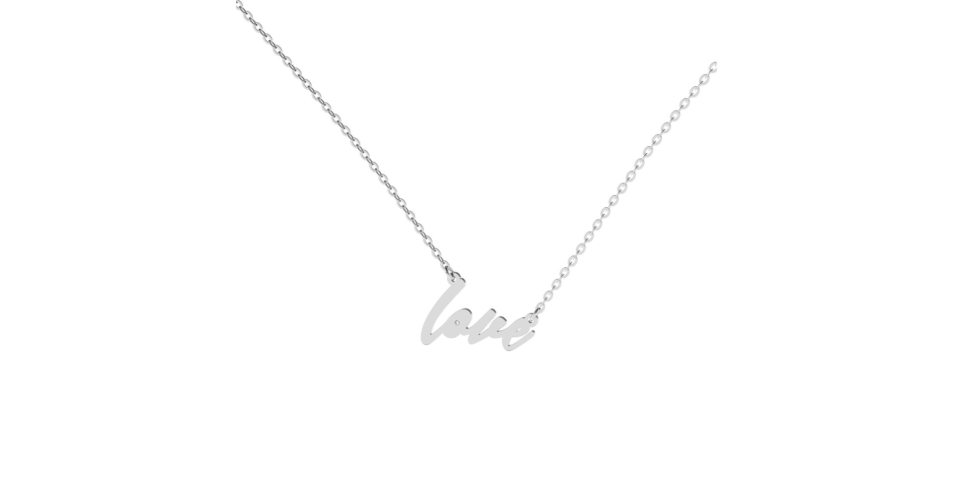 Náhrdelník s diamantom Love Maker