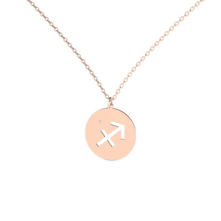Náhrdelník s diamantom Sagittarius