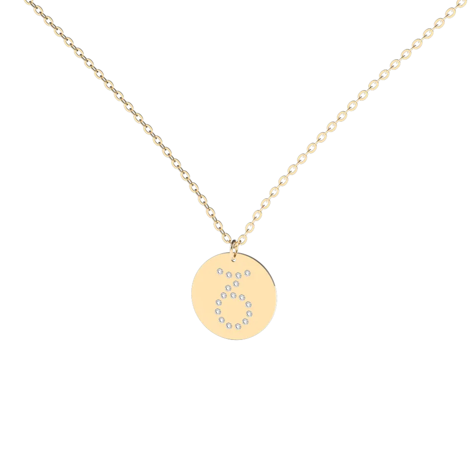Náhrdelník s diamantmi Capricorn
