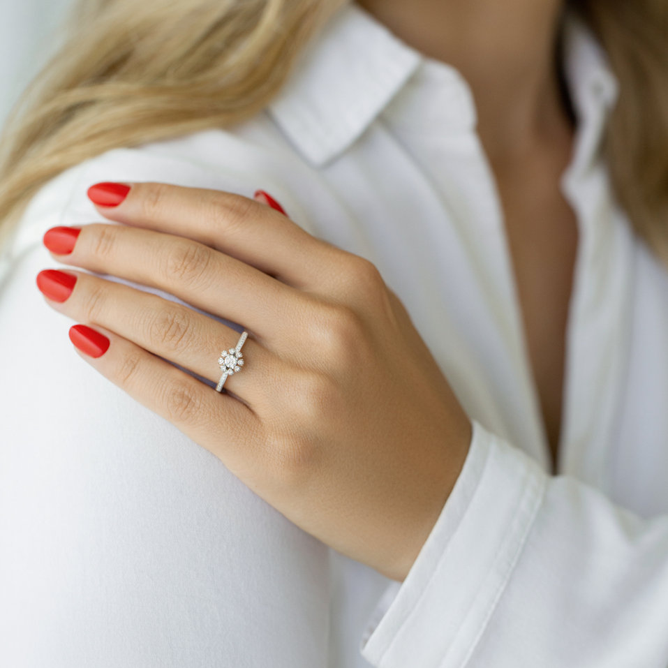 Prsteň s diamantmi Mirabelle