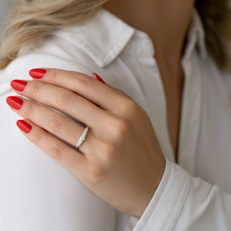 Prsteň s diamantmi Patrice