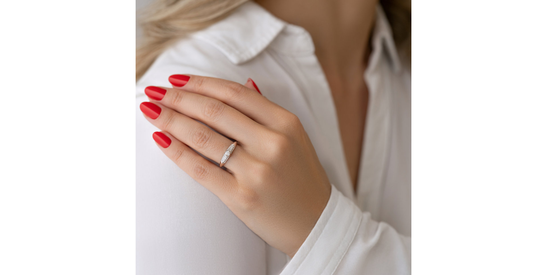 Prsteň s diamantmi Patrice